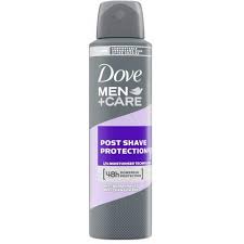 Дезодорант спрей против изпотяване за мъже, след бръснене, 150 мл, Dove Men+Care Post Shave Protection 150мл. anti perspirant