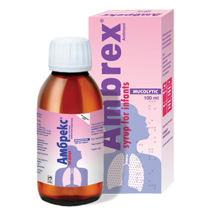 Амбрекс, Ambrex сироп за деца 15 мг /5 мл 100 мл