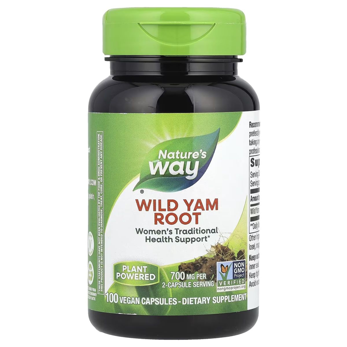 Nature's Way Wild Yam Root Корен от Див Ям за подкрепа на женския организъм при менопауза х 100 капсули