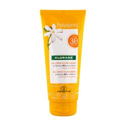 Klorane Polysianes Слънцезащитен гел-крем SPF30 за лице и тяло с органично масло от таману и моной 200мл