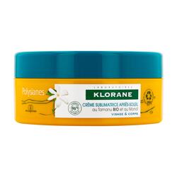 Klorane Polysianes Възстановяващ крем за след слънце за лице и тяло с органично масло от таману и моной 200мл